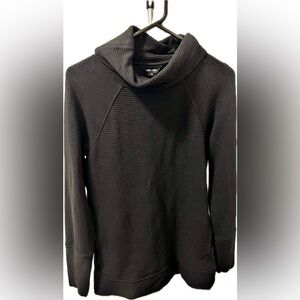 Saint + Sofia Ottoman Rib Roll-Neck Sweater 100% Organic Cotton Size 6